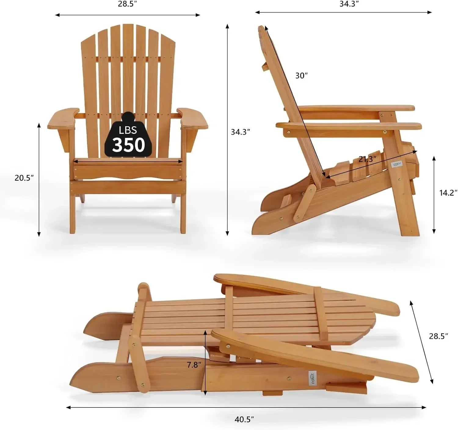 [free shipping!hot deal! ][discounted price!free shipping! ]folding adirondack chairs set of 4 wood chair for outdoor,