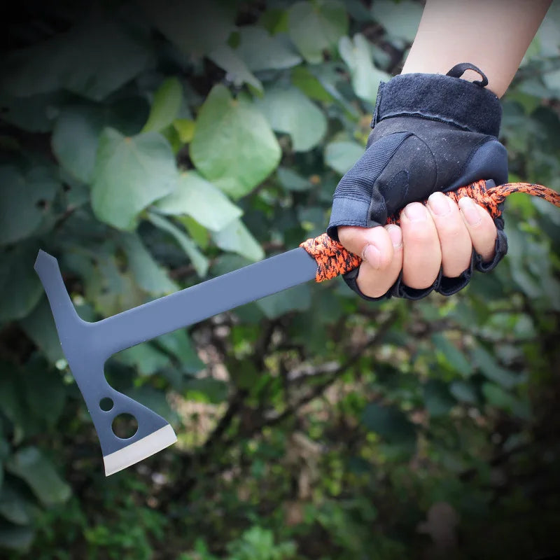Outdoor camping tactical knife multifunctional axe for mountain cutting wood chopping fire truck mounted woodworking