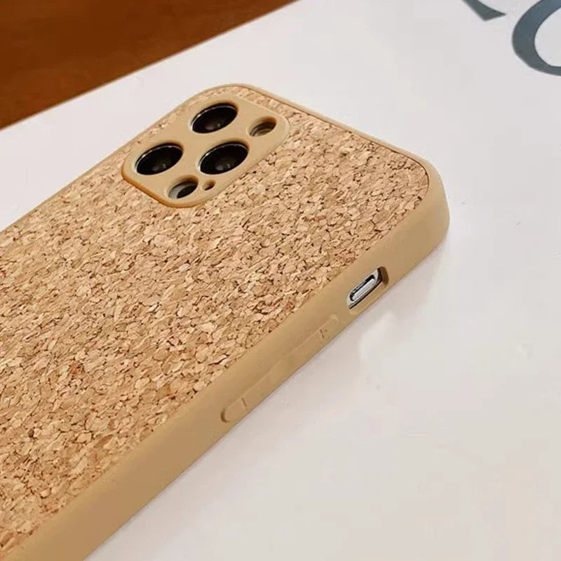 Retro genuine wooden pattern heat dissipation phone case for iphone 16 15 14 13 12 11 pro max plus full shockproof hard
