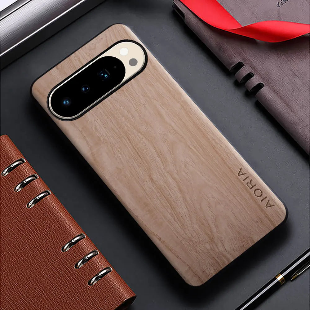Bamboo wood pattern leather case for google pixel 10 9 8 7 6 5 pro 9a 8a 7a 6a 5a 4a funda unique cover pixel pro xl