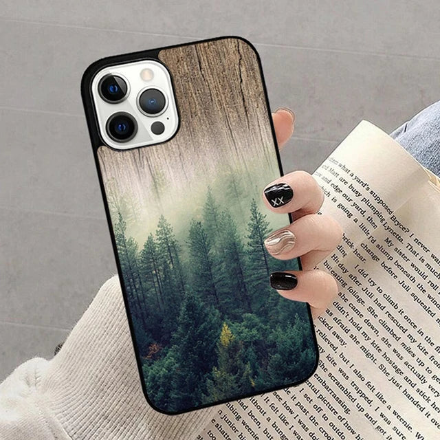 Wood nature pattern phone case for iphone 17 air 16 16e 15 plus apple 13 11 12 14 pro max cover coque fundas shell