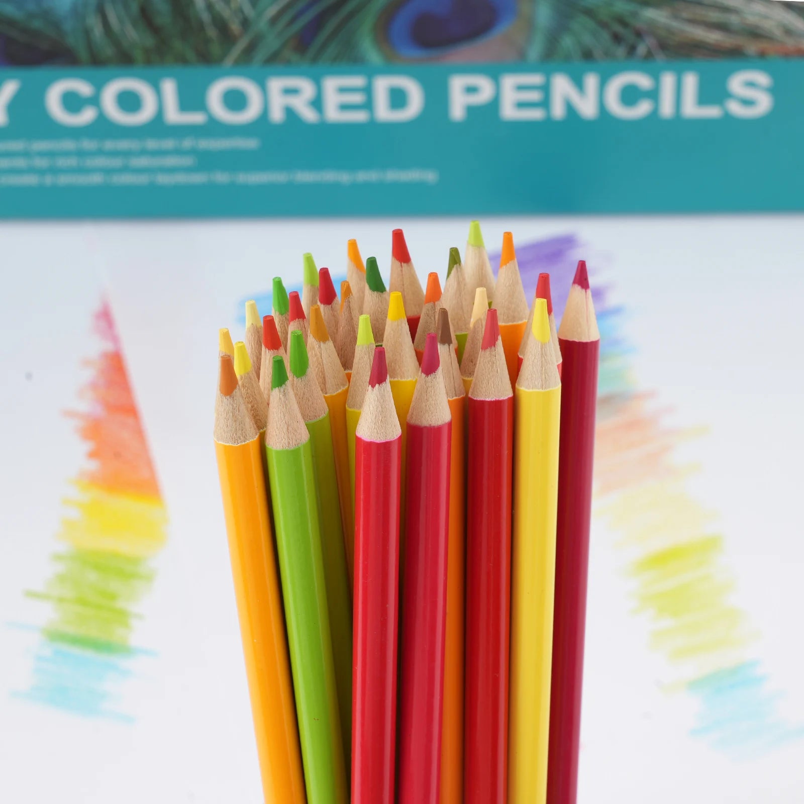 Colored pencils set | 300 premium soft core coloring for adults | organized in presentation tin case - color / united