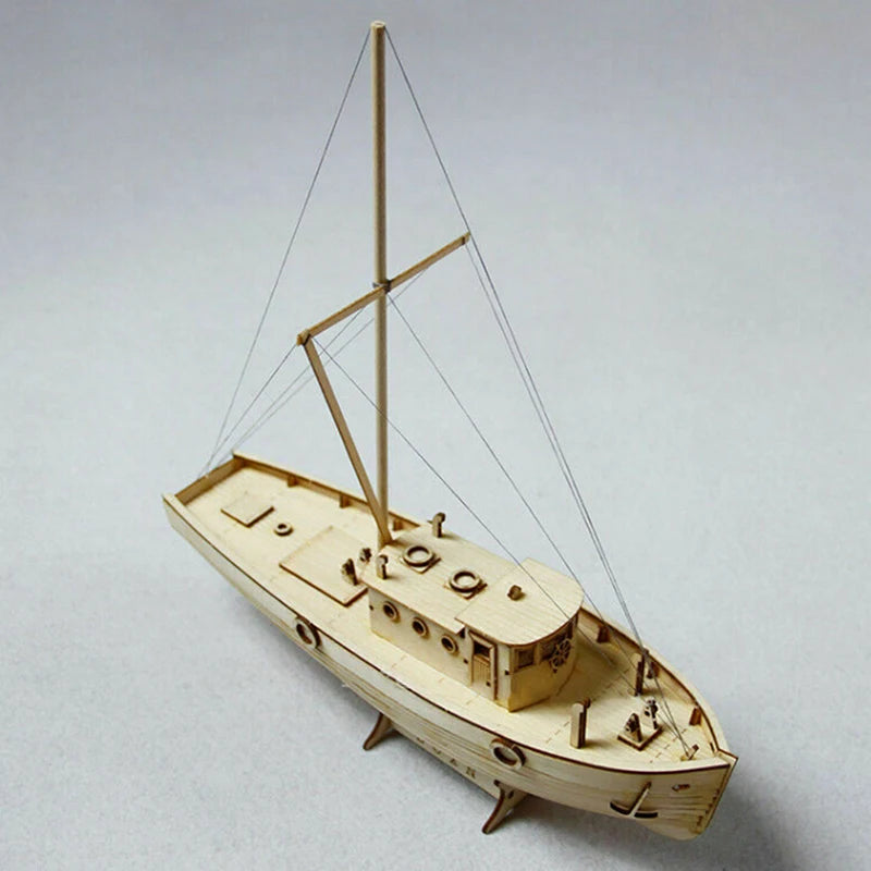 1:30 ship assembly model wooden sailboat diy kit puzzle toys gift - one size