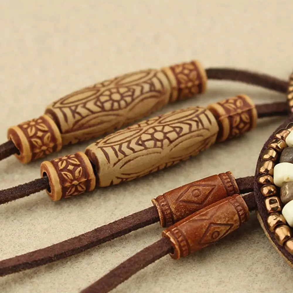 5 styles handmade nepal buddhist mala bead pendant necklace ethnic wooden long jewelry gift for women men elegant