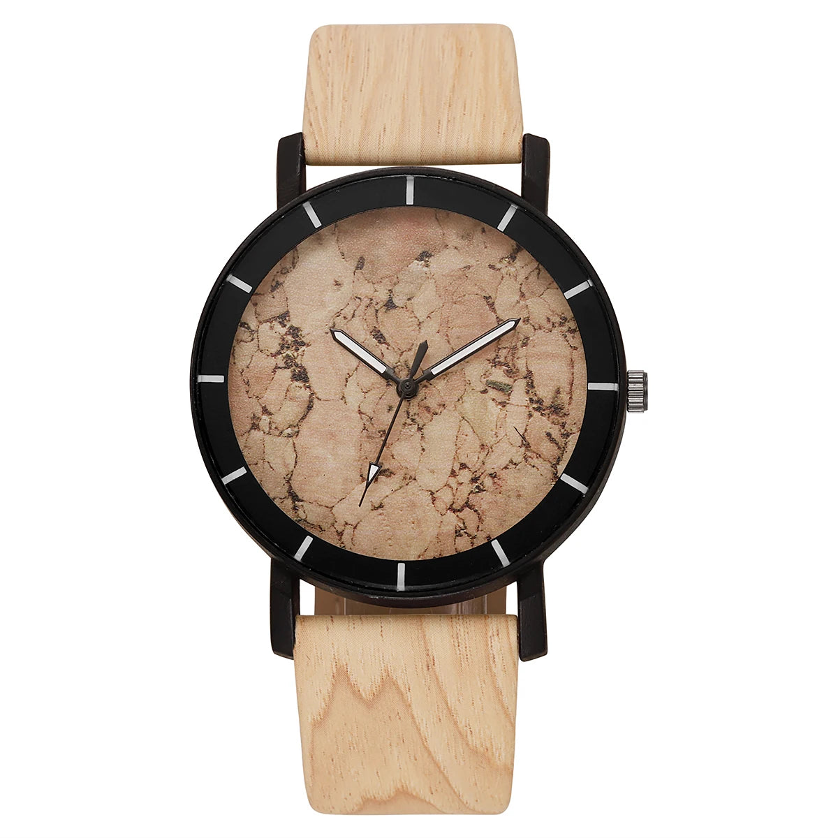 Fashion women watches casual wooden leather strap quartz wristwatches ladies clock reloj mujer - mb307-3