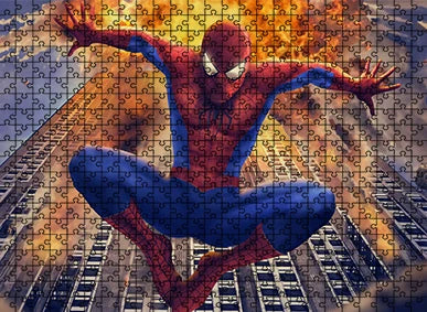 108/200/300/500/1000pcs spider man puzzles gifts wooden high-quality floor puzzle - 500pieces-a