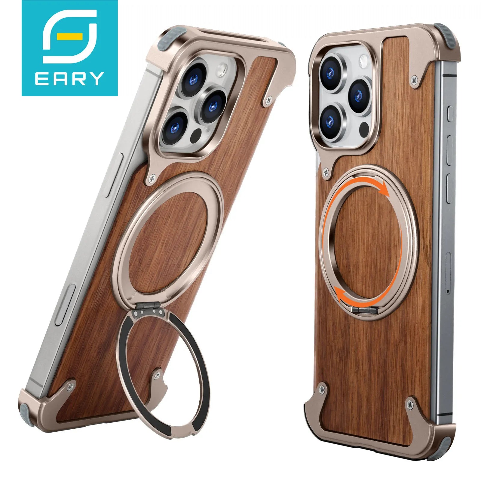 eary-solid-wood-phone-case-for-iphone-17-16-15-14-pro-max-with-magsafe-360-rotatable-stand-shockproof-protective-cover-bumper