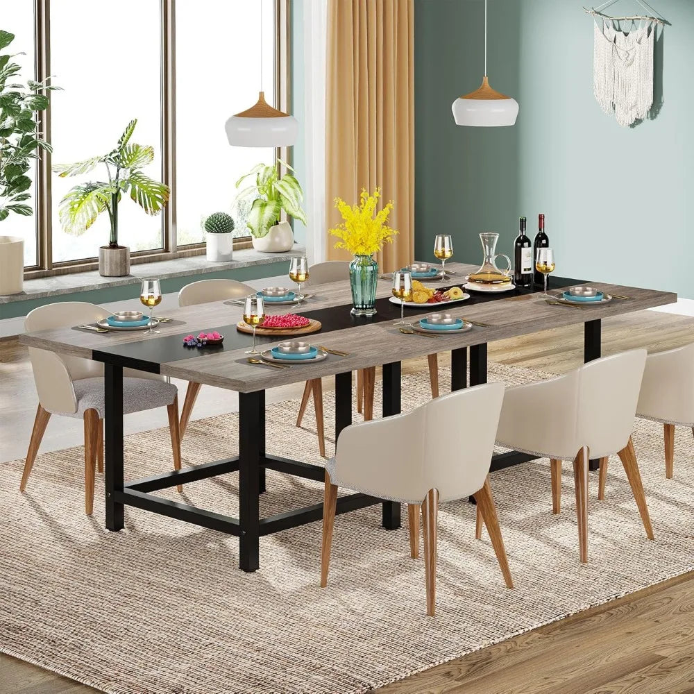 Farmhouse style square dining table for four 39.4x39.4x29.5 inches wooden kitchen suitable two-person - united states