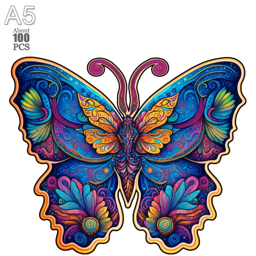 Lovely cat wood jigsaws creative games brain twister holiday gifts wooden animal puzzle kids adults high-quality diy