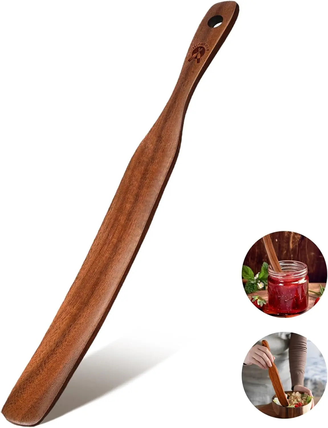 Wooden spoons for cooking,12.8 inch wood corner spoon cooking,wooden cooking utensils - united states