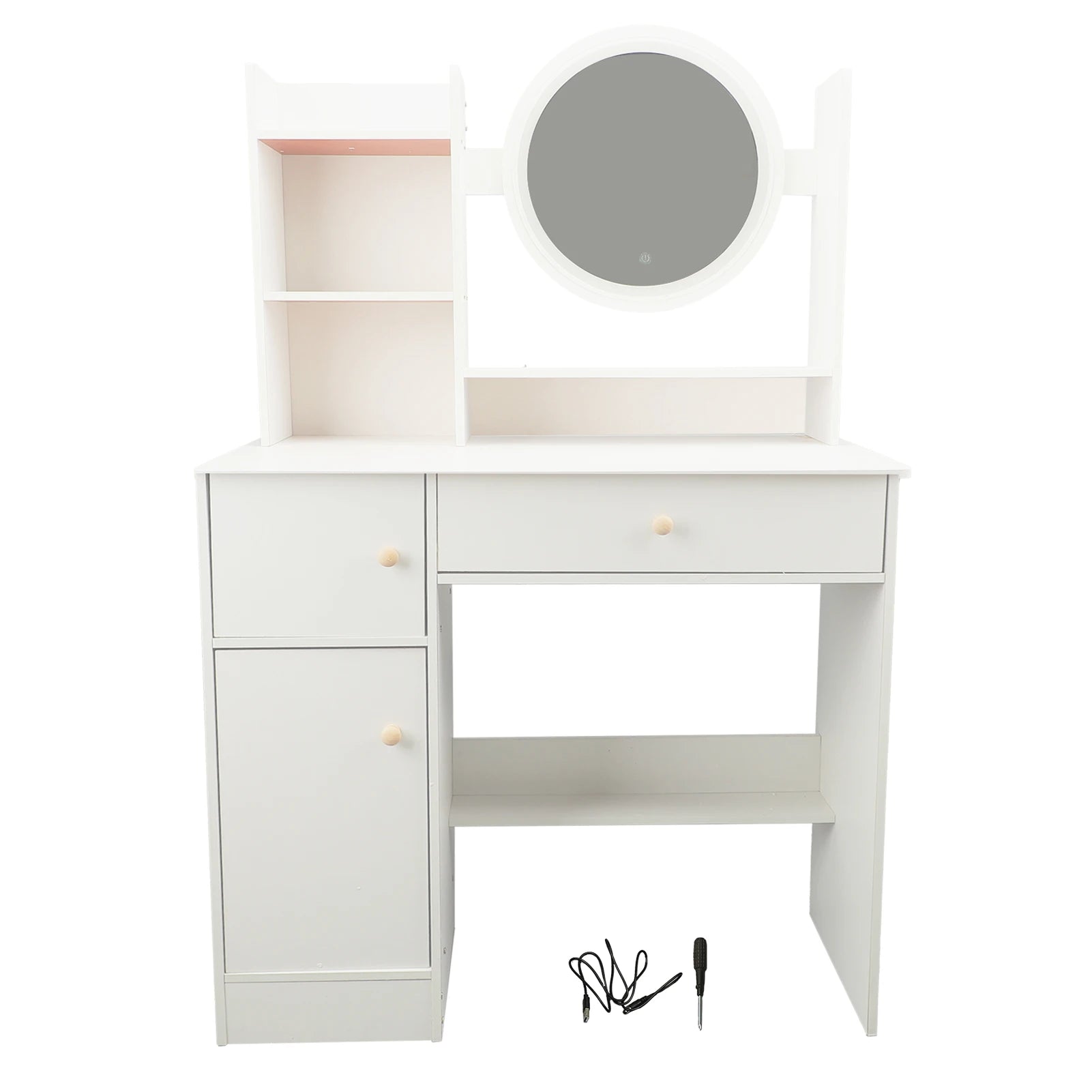 makeup-vanity-desk-stable-practical-multifunction-stylish-multiple-shelves-dressing-table-with-lighted-mirror-for-living-room