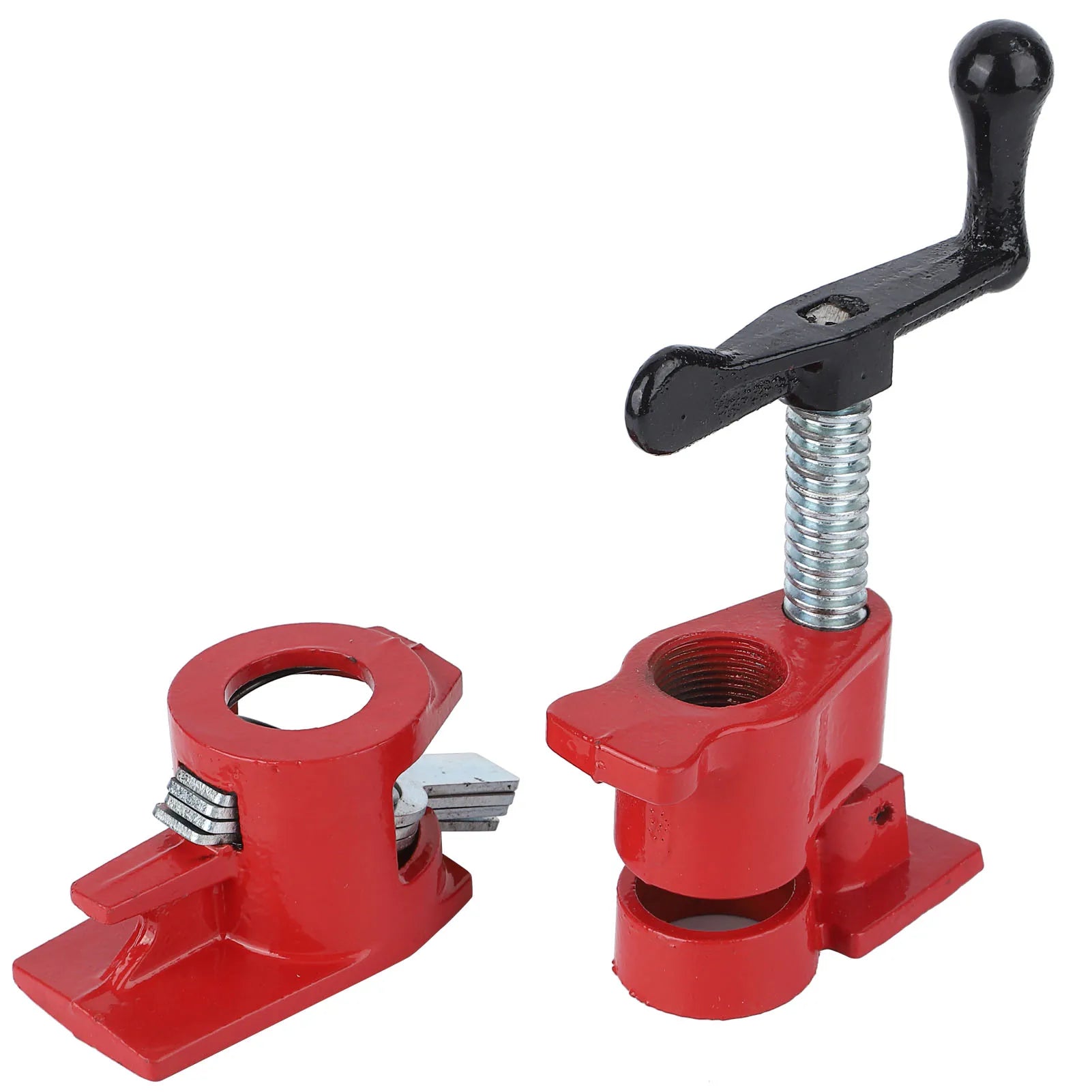 Woodworking cast 3/4’’ quick release heavy duty wide base iron wood metal clamp set workbench - united states