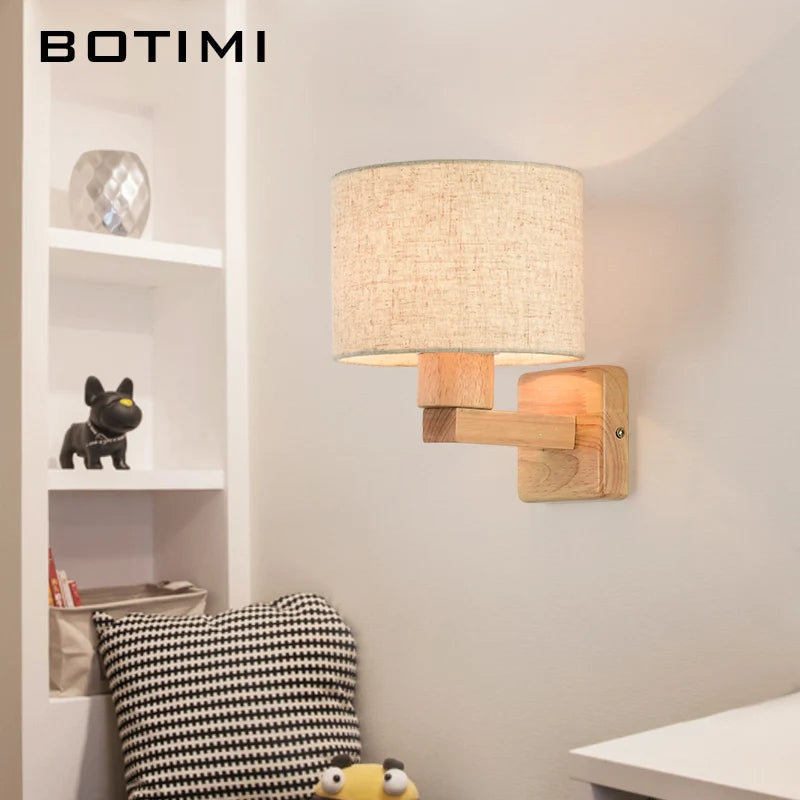 botimi-fabric-lampshade-led-wall-lamp-for-living-room-hotel-bedside-wooden-wall-sconce-e27-luminaire-bed-reading-home-lighting