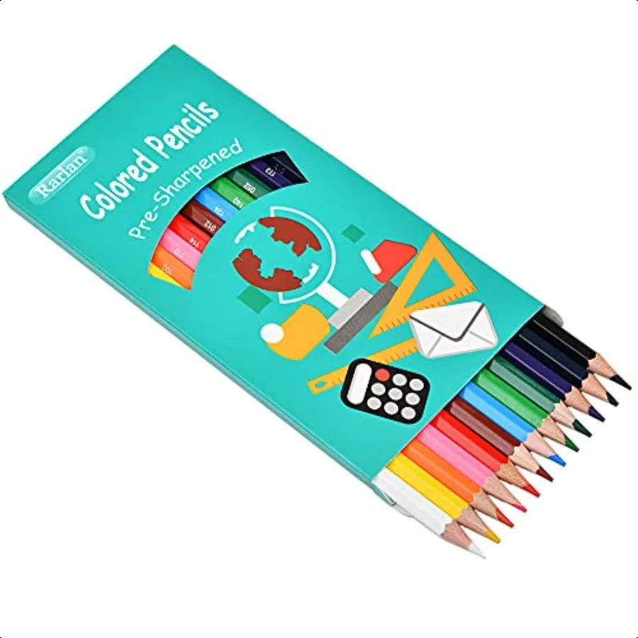 Colored pencils bulk presharpened for 12 assorted colors pack of 36 coloring 432 count - united states - color pencil