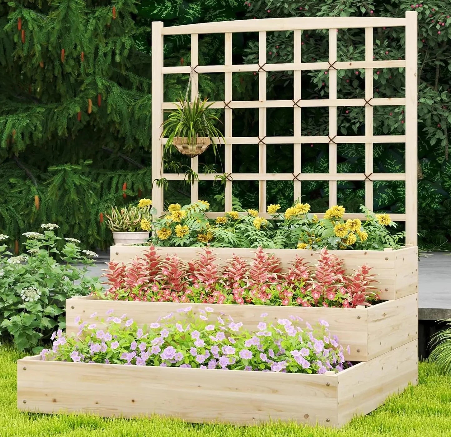 3-tier-raised-garden-bed-wooden-planter-with-trellis-open-ended-base-for-patio-yard-lawn-outdoor-planter-boxes-1
