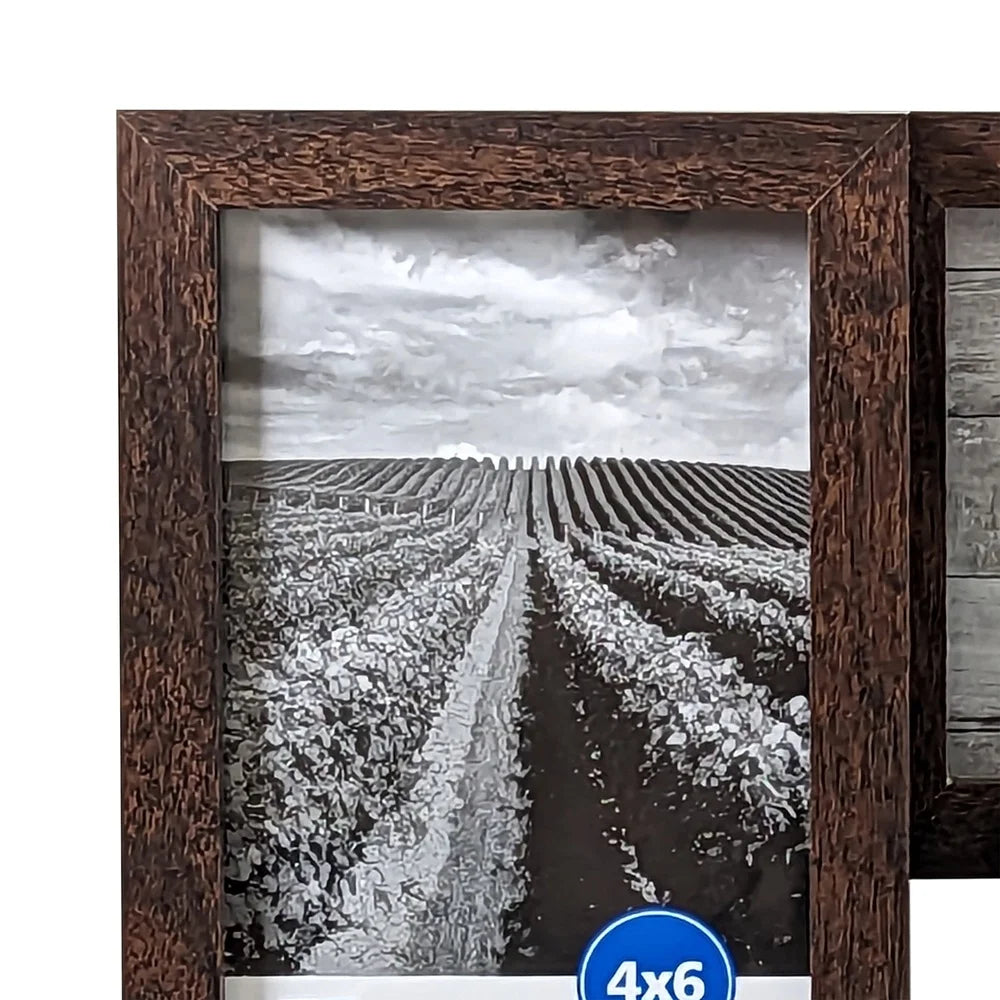 8 opening collage picture frame 4x6 photos wall hanging durable design perfect home office gallery display - united