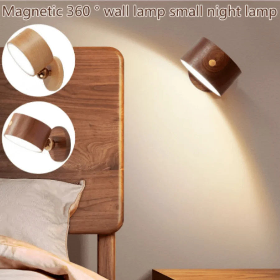 wooden-indoor-bedroom-living-room-wall-mounted-lamp-down-touch-usb-charging-360-degree-rotating-magnetic-sconce-light