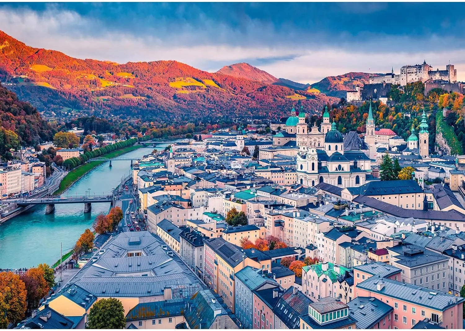 300/500/1000 pcs jigsaw puzzle mozart hometown wooden for gameroom bedroom livingroom decor holiday gift - 52x38cm