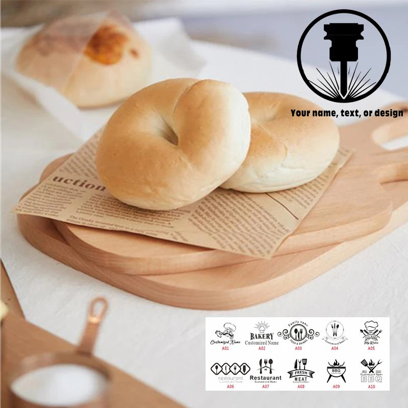 Custom mini high quality kitchen wooden chopping tray blocks cutting board pizza bread fruit sushi hangable tool