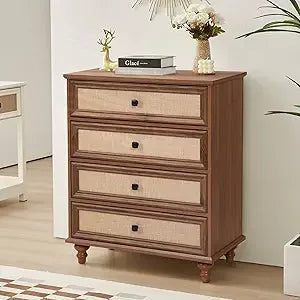 6 drawer dresser for bedroom mid century modern wide wood rustic chest of drawers wooden storage organizer dressers