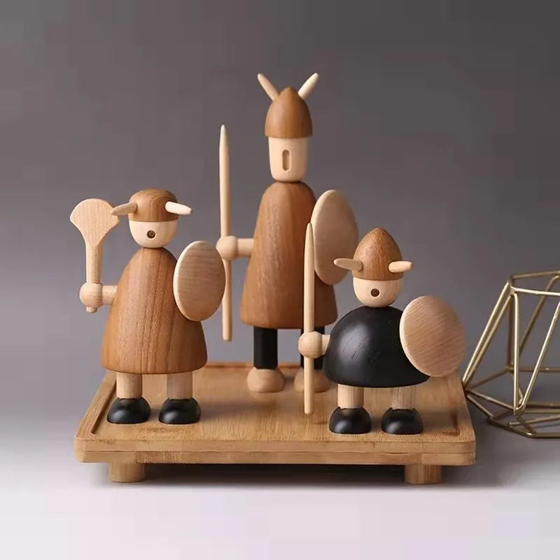 traditional-style-wooden-dolls-for-home-decor-creative-wood-carved-vikings-figures-designed-figurines-shelf-decor