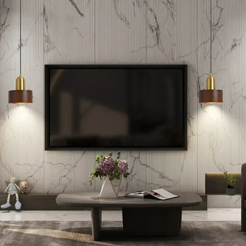 Modern retro walnut wood bedside lamps dining living room bedroom vintage pendant light wall lamp indoor decoration