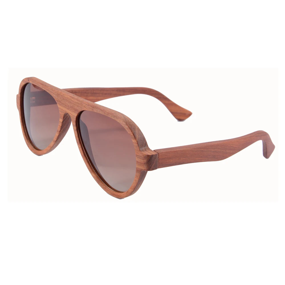 Shinu brand wooden sunglasses men 2023 wood for high quality polarized handmade glasses vintage lenses - sandalwood