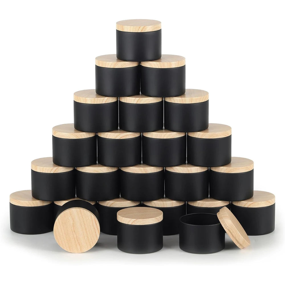 4oz-candle-tins-matte-black-bulk-empty-candle-jars-with-wood-grain-lids-candle-jars-for-candle-making-storage-and-gift