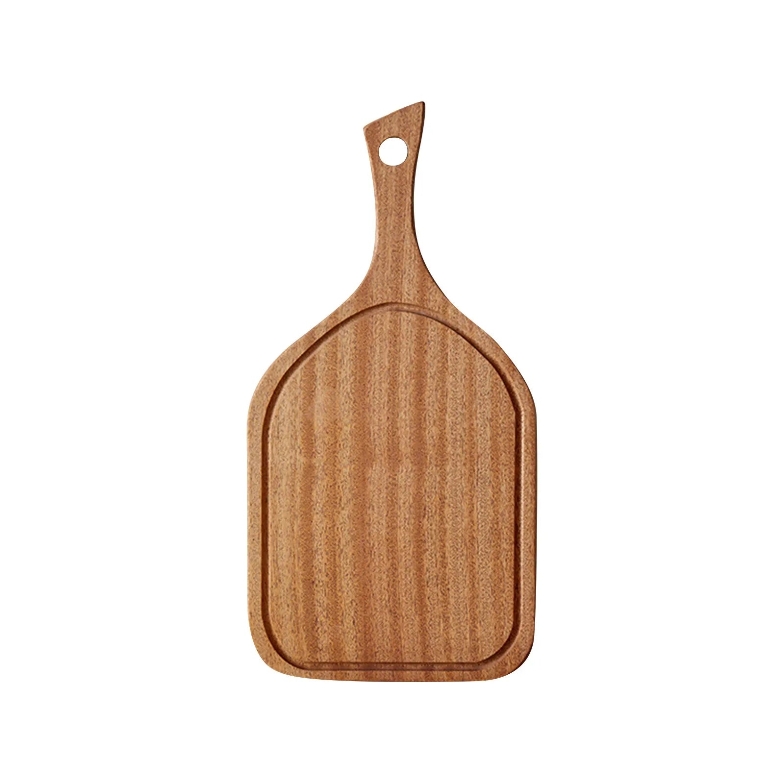 Ebony wood cutting blocks whole fruit bread board solid steak multifunctional tray kitchen accessories - j / one size