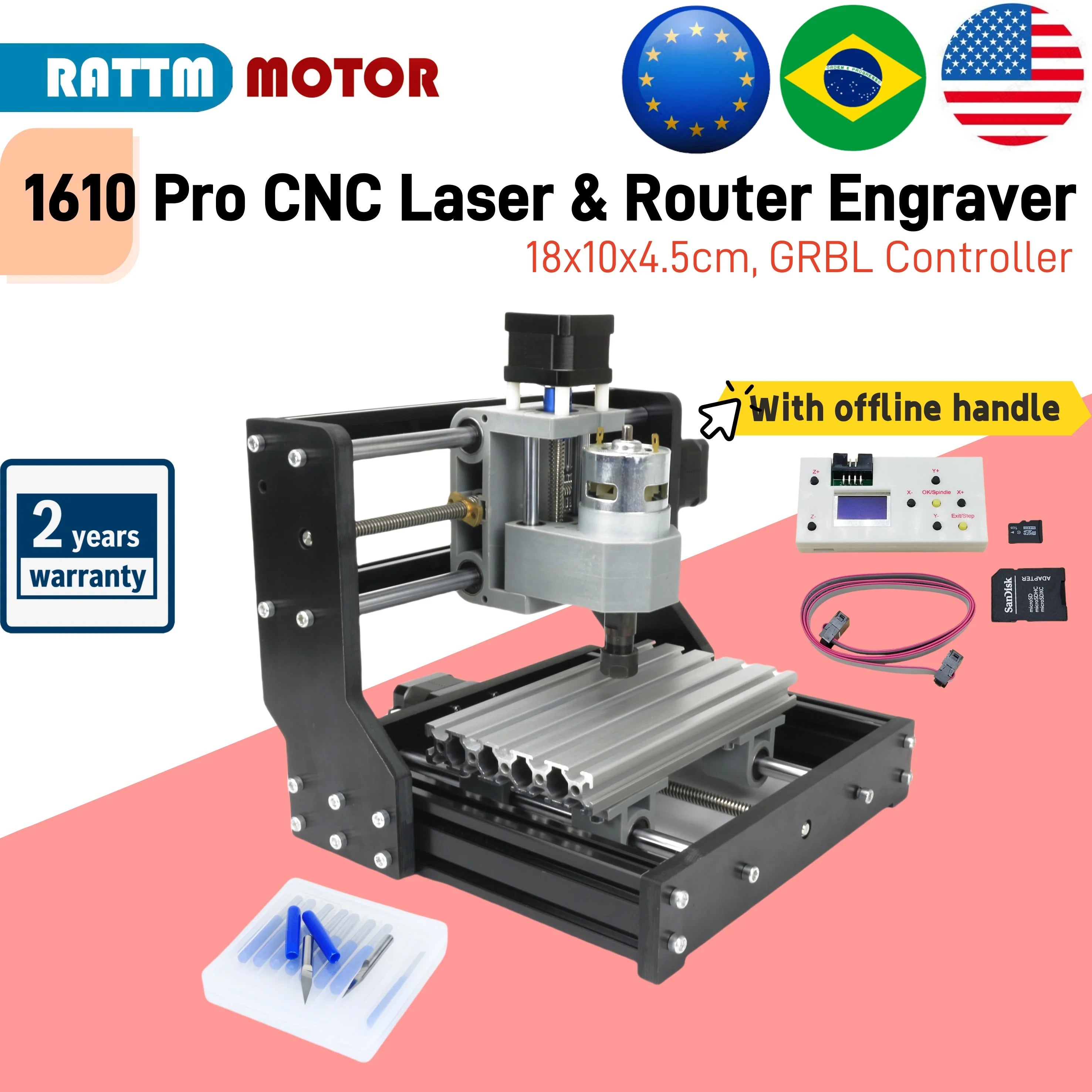 eu-usa-br-stock-cnc-1610-pro-diy-laser-engraving-router-woodworking-milling-machine-with-grbl-off-line-controller-3-axis