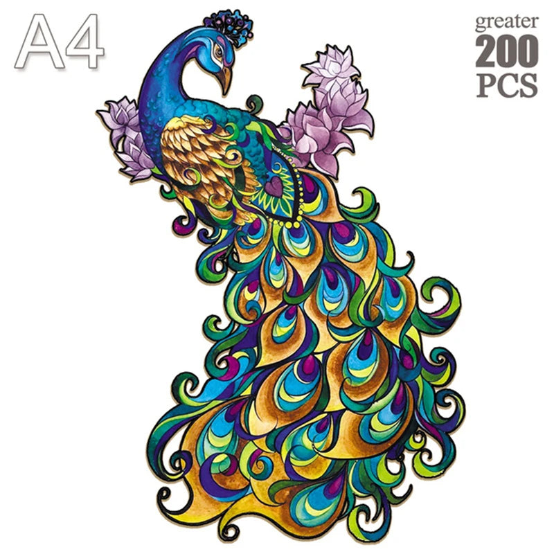 High quality hedgehog jigsaws diy wood jigsaw for kids adult dog wooden animal puzzle brain twister intelligent toys