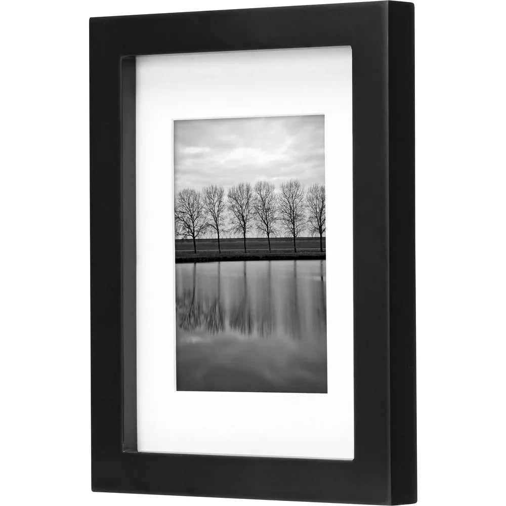 5x7 picture frame set of 2 tabletop or wall display durable wood photo frames glass included - united states