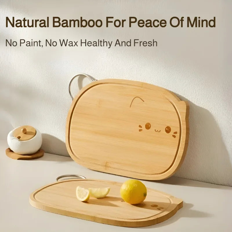 Cutting board household antibacterial and mildew-proof solid wood kitchen