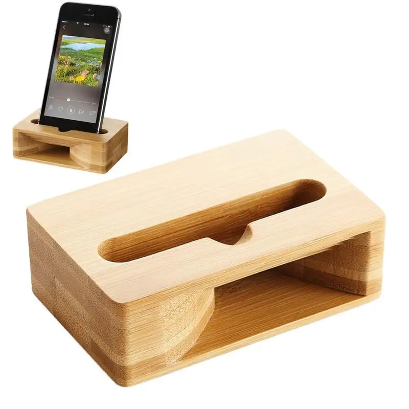 wood-phone-speaker-amplifier-phone-holder-stand-amplifier-desktop-tablet-shower-cellphone-dock-natural-loudspeaker-phone-dock