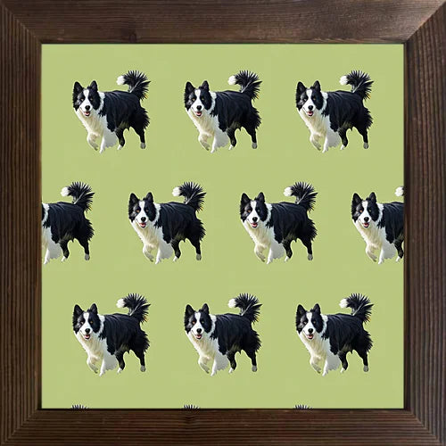 Available home classroom holiday decoration of cartoon animals cool picture case wooden frame oil painting - united