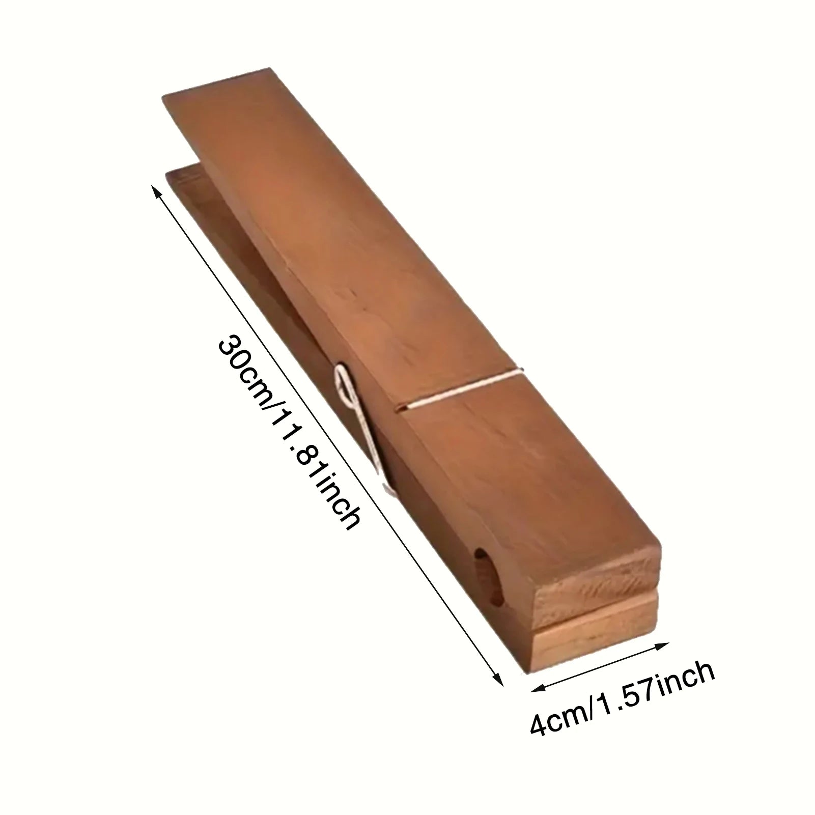 Wood athroom hooks towel clips 30cm large wooden clothes pins durable rust-resistant towel underwear pegs gifts