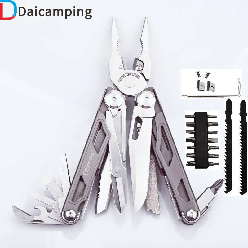 Daicamping dl30 replaceable part hand multi tool multi-tool sets cutter multitools survival pliers multifunctional