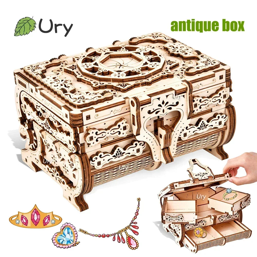 ury-3d-wooden-puzzle-antique-treasure-box-dressing-case-diy-game-advanced-assembly-model-toys-creative-gift-for-lady-girls