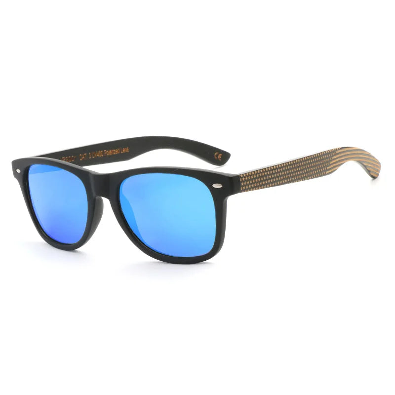 2023 factory direct selling hand-made bamboo wooden sunglasses for men and women high quality uv400 polarized wood - 04