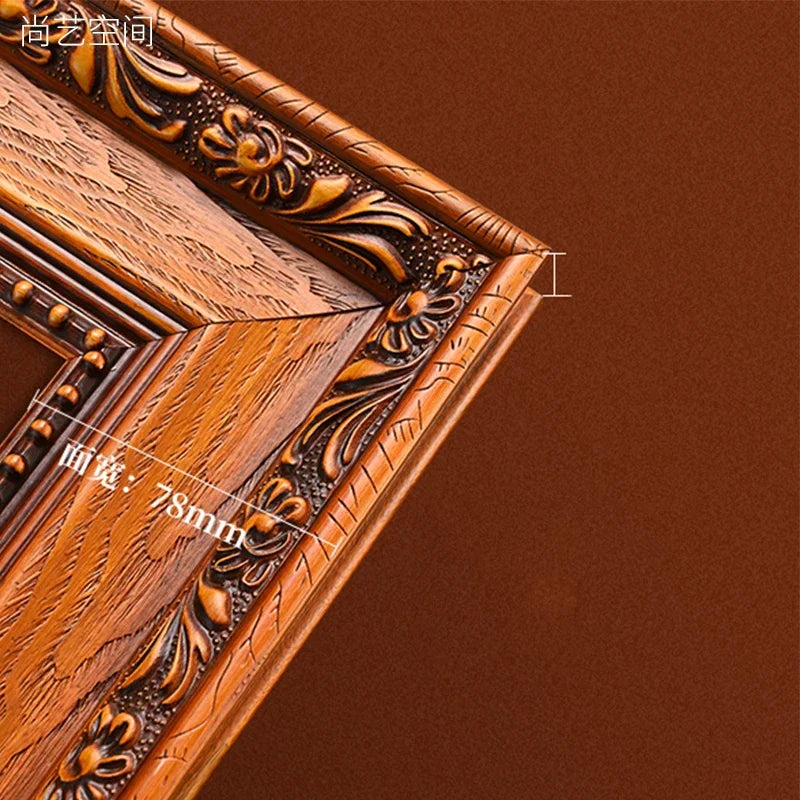 Personalized picture frame gift wall wooden family living room digital cuadros para fotos vintage home decor