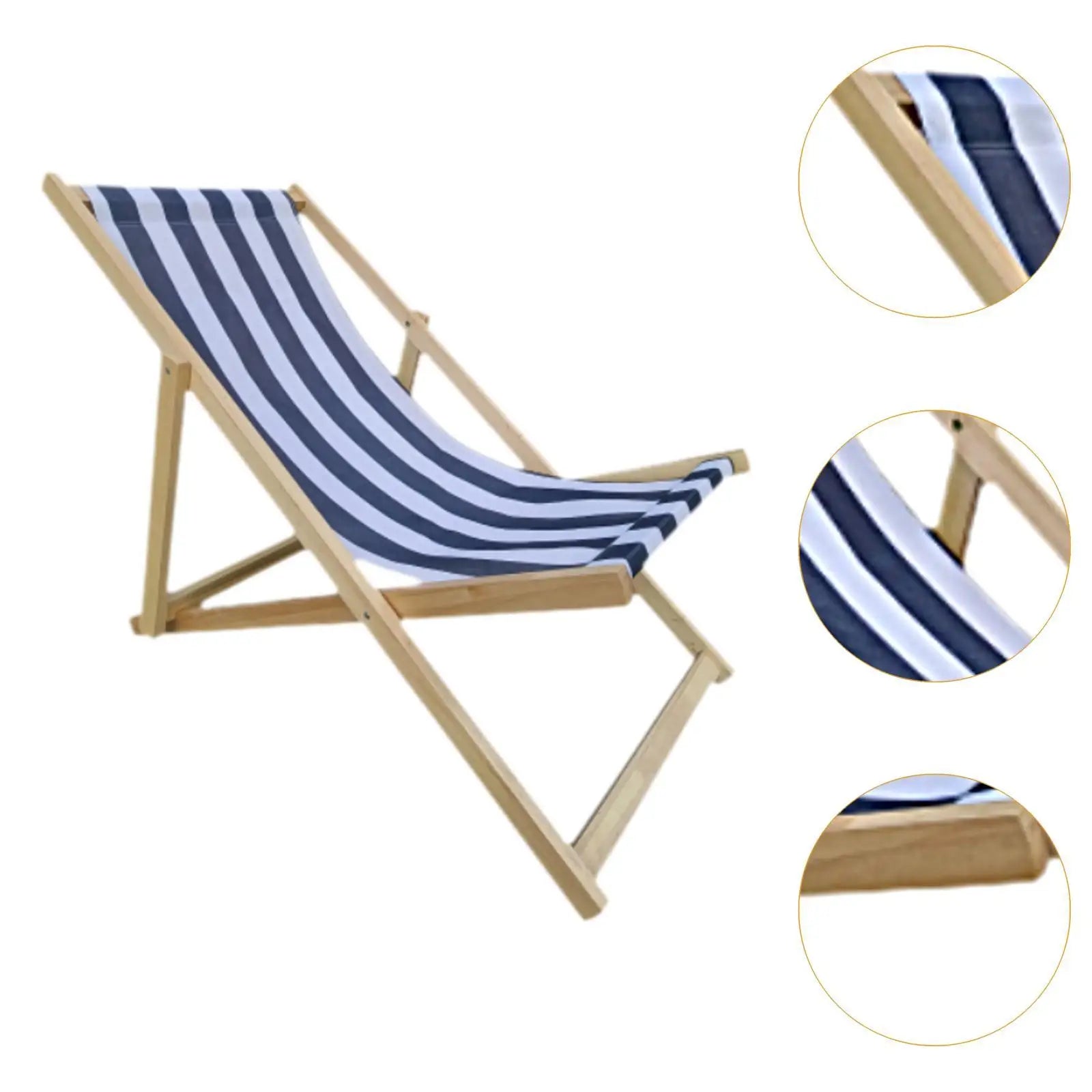 Camp chair beach recliner portable backrest stool lounge folding for traveling hiking sports picnic concert - united