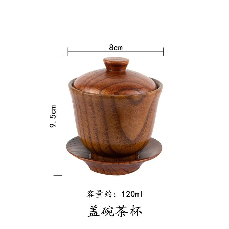 Wooden big belly cups handmade jujube wood handle beer tea coffee milk water cup kitchen bar drinkware for 1pc - bowl