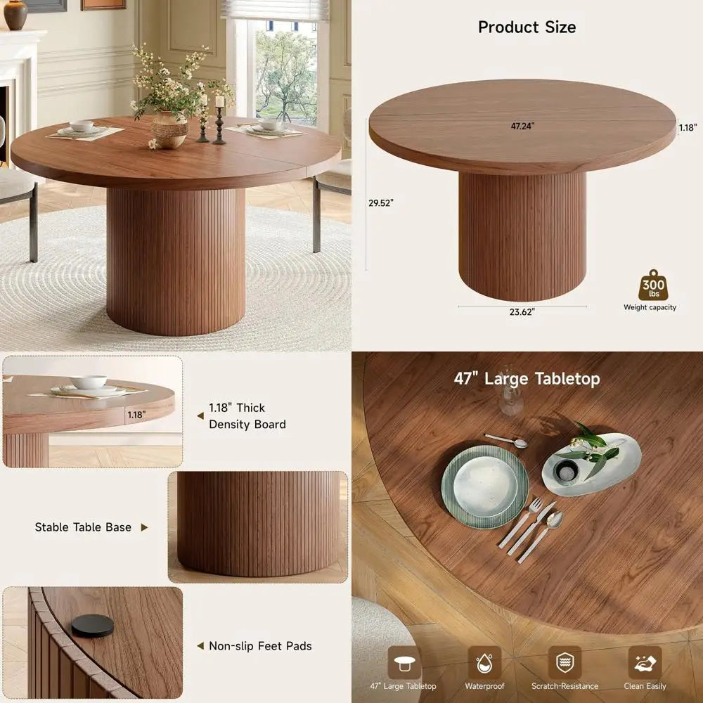 47-modern-farmhouse-4-seater-circular-dining-table-with-wooden-base
