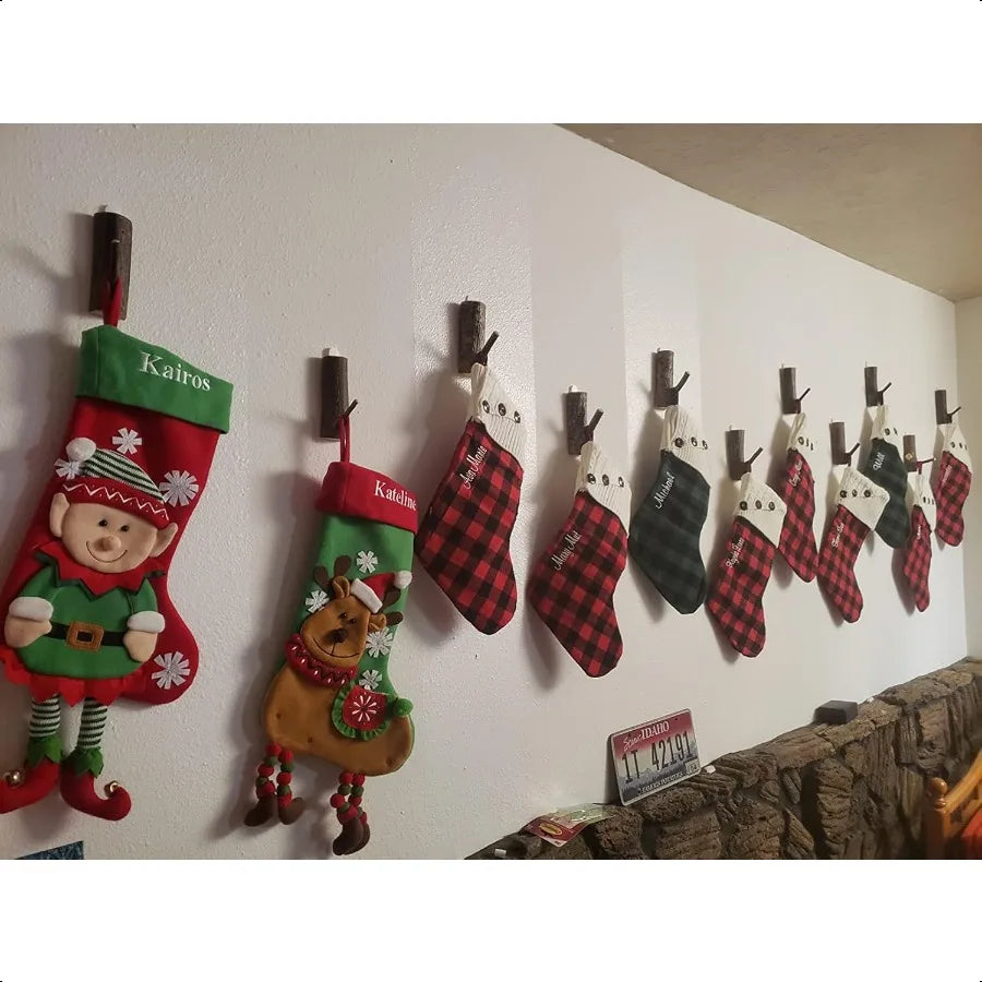 Pack of 4vintage real wood tree branch wall hook farmhouse rustic decorative wooden 3m adhesive hooks strong suction