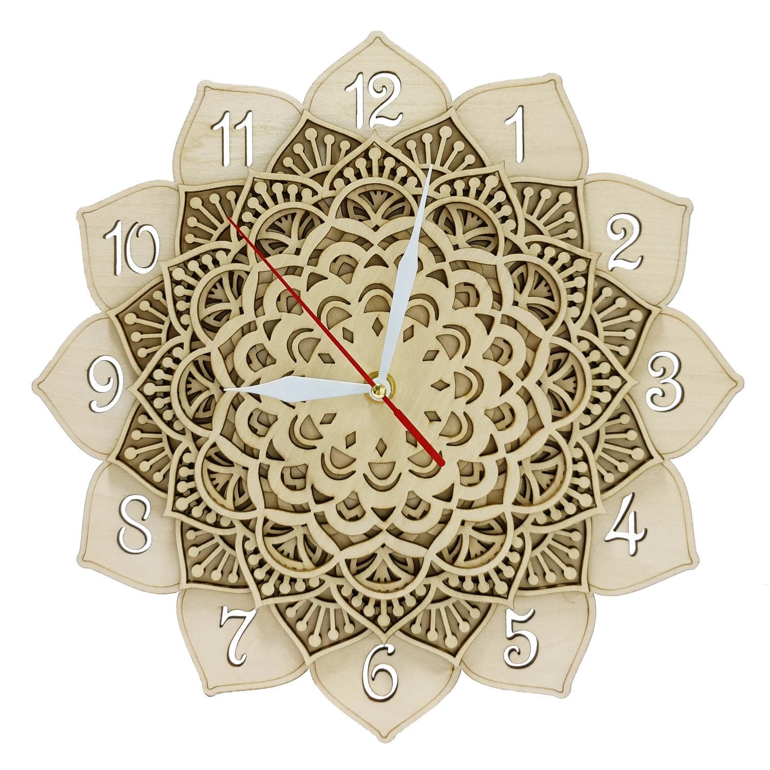 mandala-wooden-wall-clock-for-yoga-studio-floral-wall-art-natural-rustic-home-decor-timepieces-layered-lotus-silent-quartz-clock