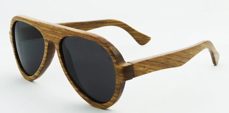 Shinu brand wooden sunglasses men 2023 wood for high quality polarized handmade glasses vintage lenses - pear / tac