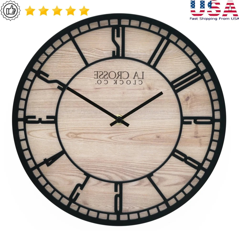 contemporary-11-5-inch-wall-clock-stylish-design-precise-quartz-movement-rustic-faux-wood-background-ideal-living-room