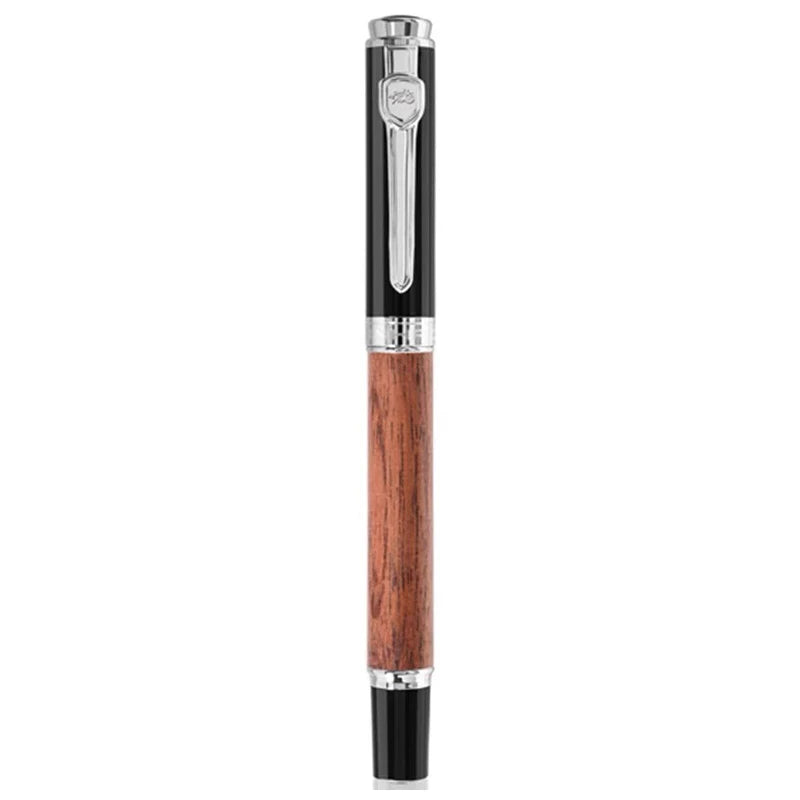 Jinhao 8802 wooden fountain pen ef/f/m nib luxury wood ink pens business gifts writing office school supplies