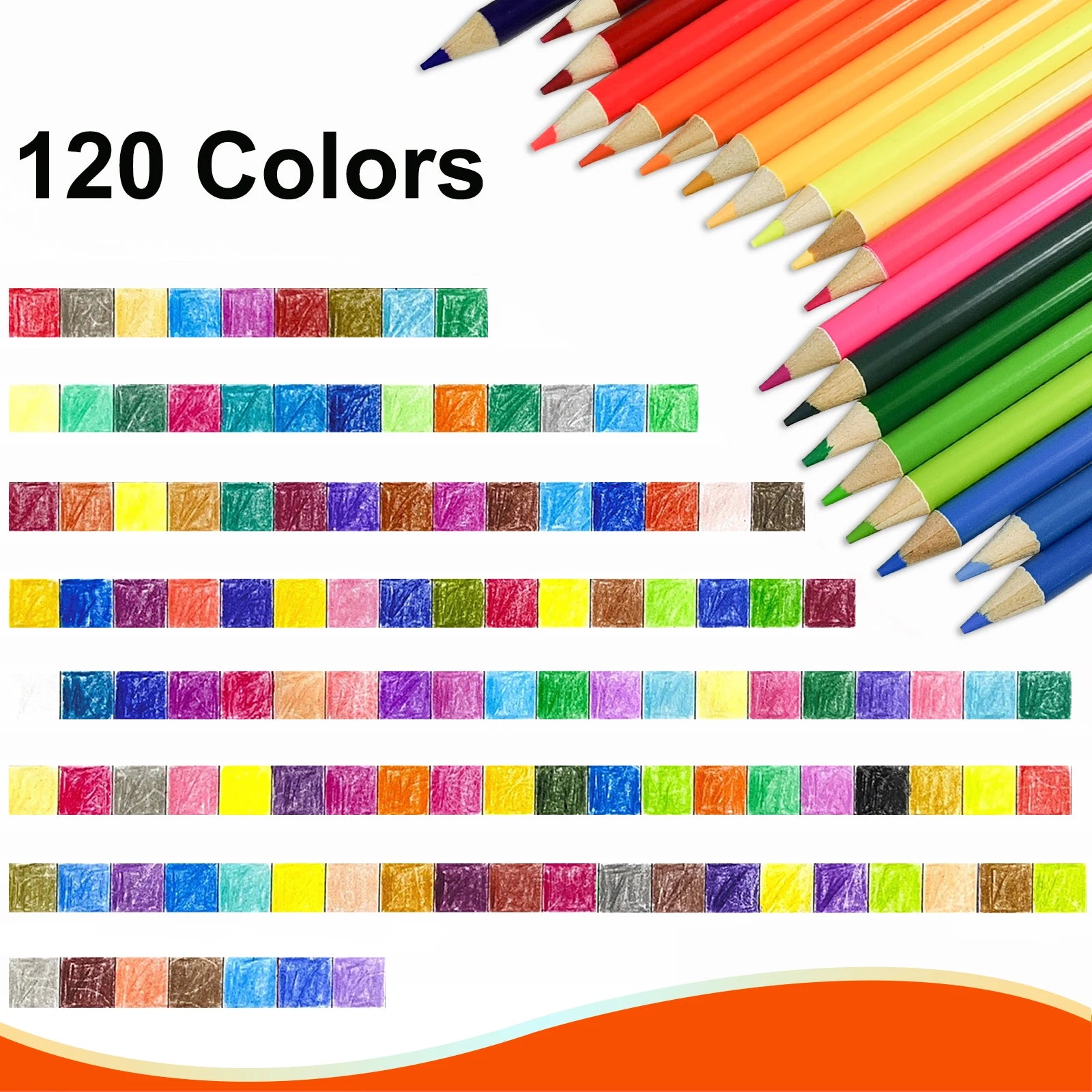 120 colors colored pencils for adults relaxation coloring books back to school supplies kids teens drawing sketching
