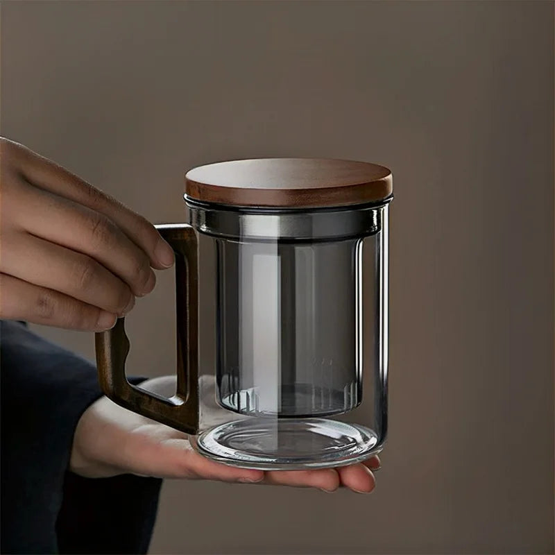 400ml-walnut-wooden-handle-glass-tea-cup-with-tea-infuser-filter-flower-tea-water-separation-scented-tea-mug-drinkware